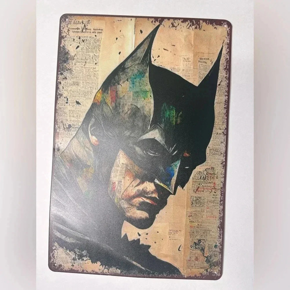Batman - 8”w x 12”h Beautiful Metal Sign - BN - 🦇🎨 - Picture 4 of 5